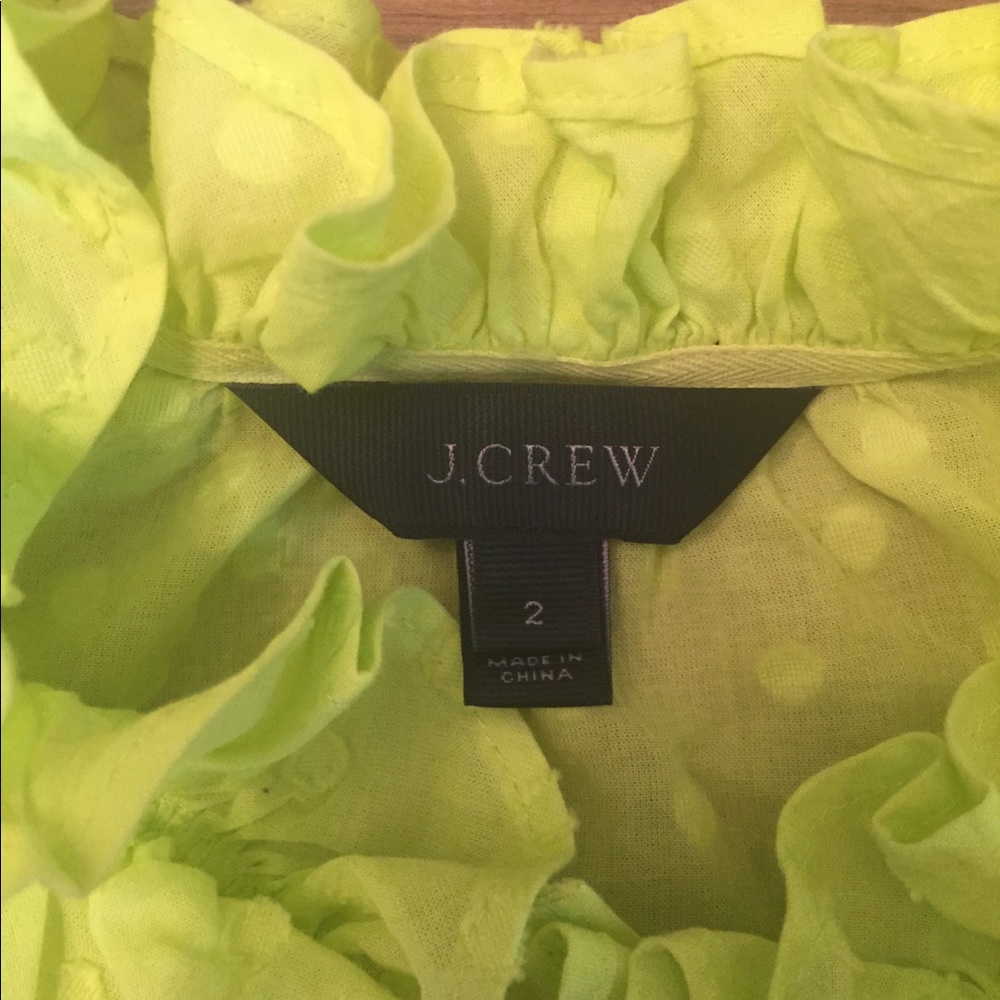 JCREW Ruffle Neck Blouse - Picture 3 of 5